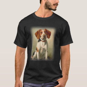 American Foxhound Vintag Portrait Style Graphic T-Shirt