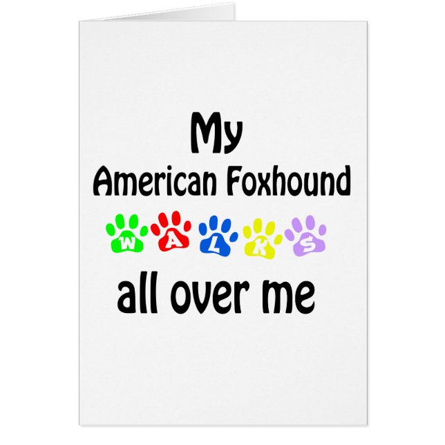 American Foxhound Walking Design (Vorne)