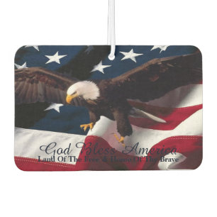 American Freedom Symbols Air Freshener" Autolufterfrischer