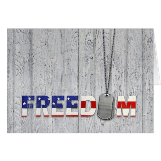 American Freedom Tags (Vorderseite (Horizontal))