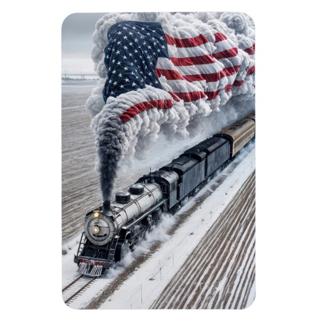 American Freedom Train Magnet (Vertikal)