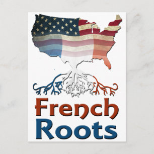 American French Roots Postkarte