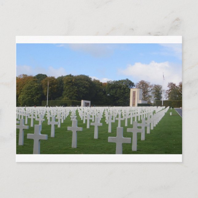 American Friedhof Luxembourg Postkarte (Vorderseite)