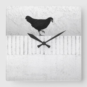 American Game Hen Quadratische Wanduhr