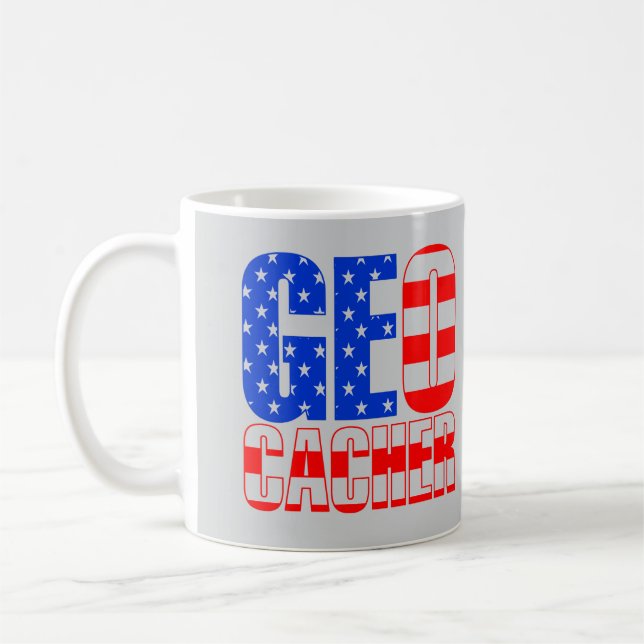 American Geocacher Kaffeetasse (Links)