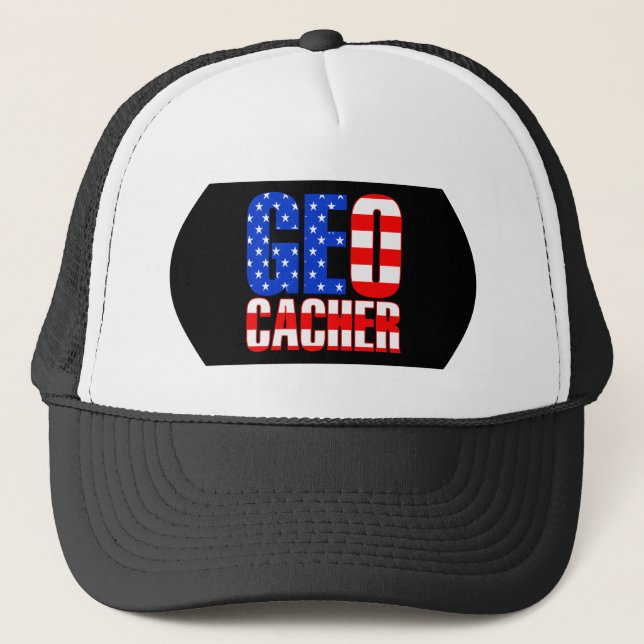 American Geocacher Truckerkappe (Vorderseite)