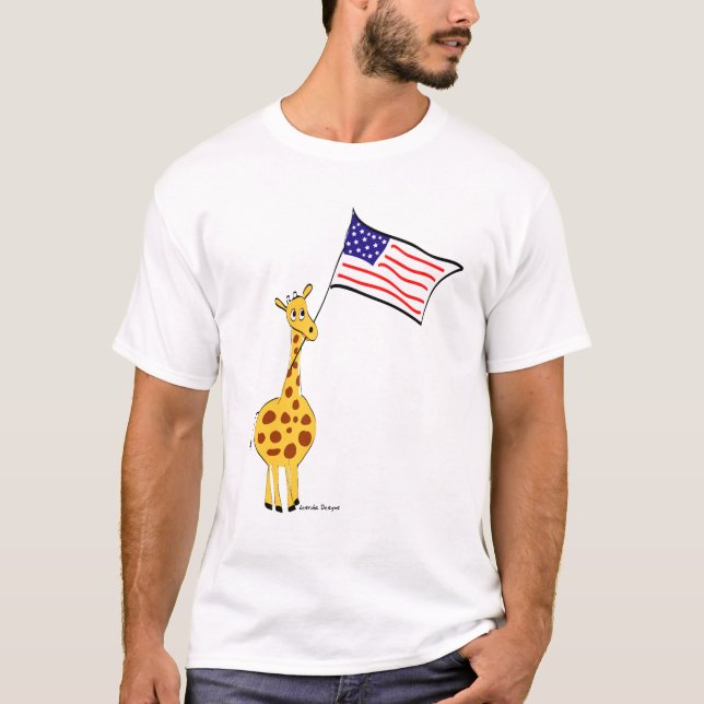 American Giraffe T - Shirt (Vorderseite)