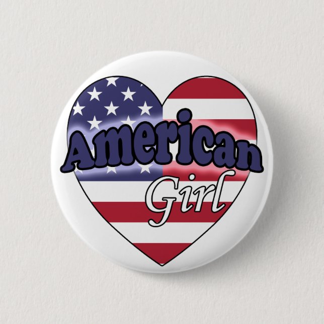 American Girl Button (Vorderseite)