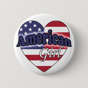 American Girl Button