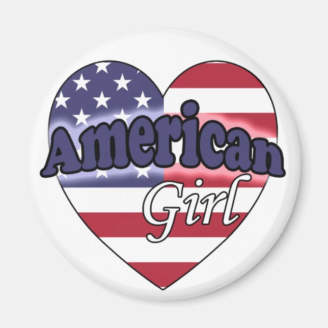 American Girl Magnet (Vorne)
