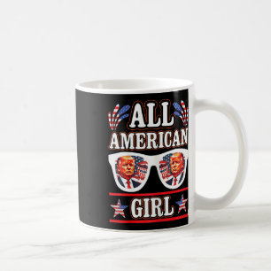 American Girl Retro Liebe Herz Trump USA Kaffeetasse