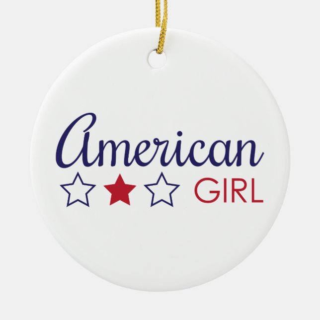 American Girl Stars Keramik Ornament (Vorne)