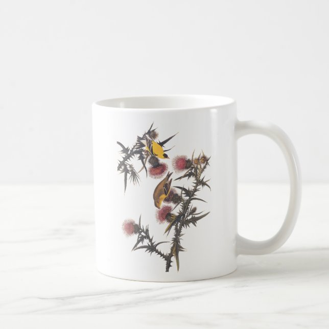 American Goldfinch Audubon Birds of America Kaffeetasse (Rechts)