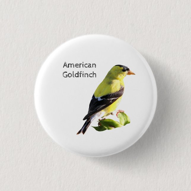 American Goldfinch Button (Vorderseite)