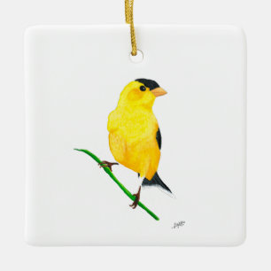 American Goldfinch Keramikornament