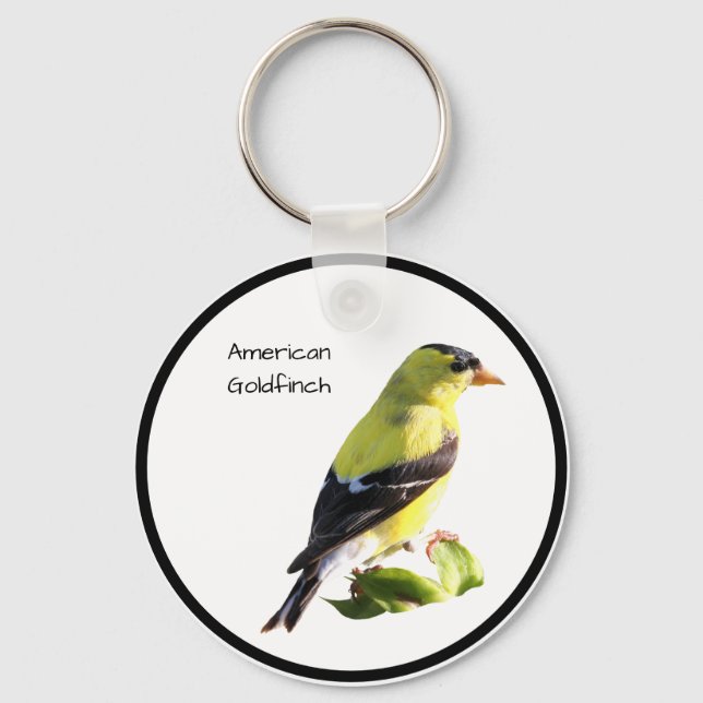 American Goldfinch Schlüsselanhänger (Vorderseite)