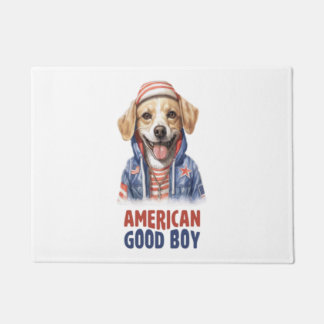 American GoodBoy Dog US Jacket 4. Juli Fußmatte