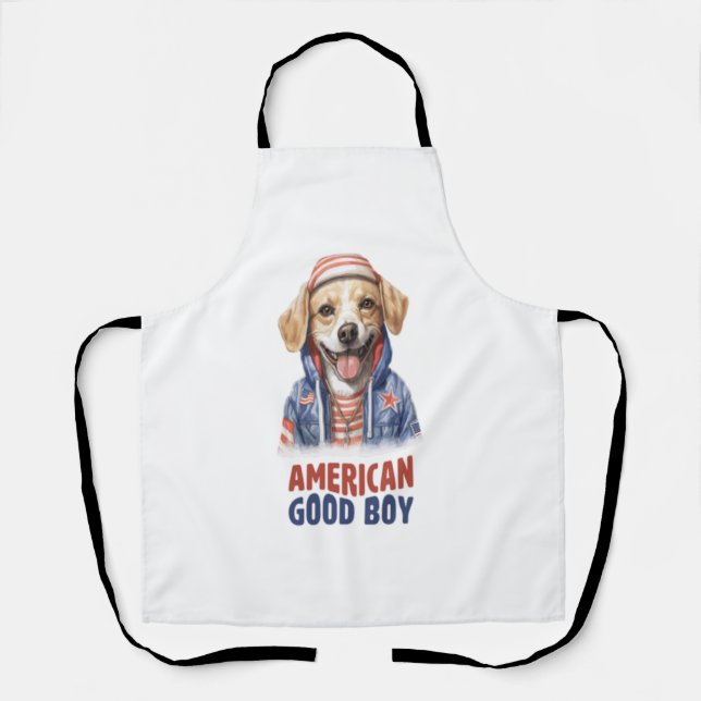 American GoodBoy Dog US Jacket 4. Juli Schürze (Vorderseite)