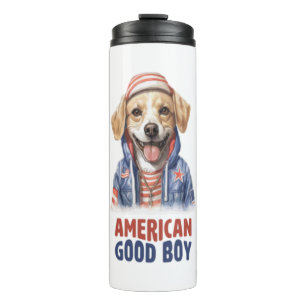 American GoodBoy Dog US Jacket im Juli Thermosbecher