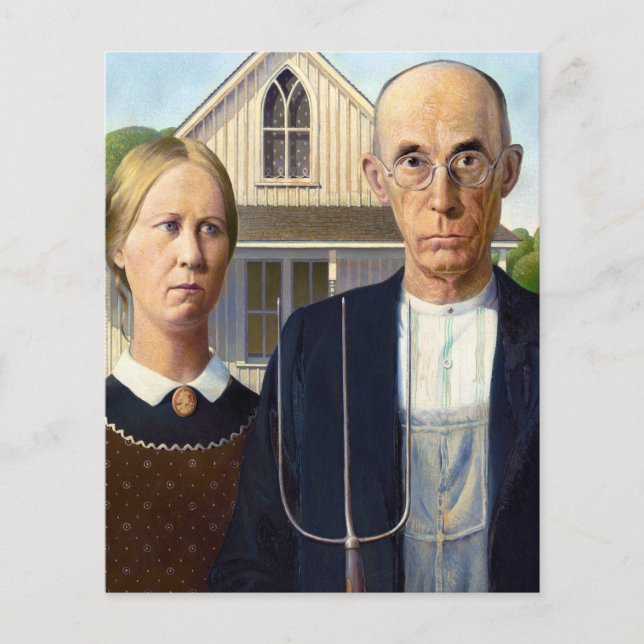American Gothic Classic Painting Grant Wood (Vorderseite)