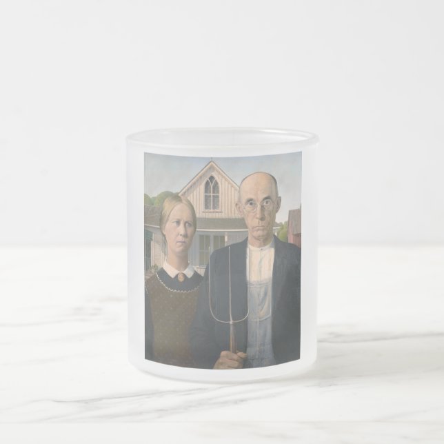 American Gothic: Country Life Poor Rural Bauer Mattglastasse (Mittel)