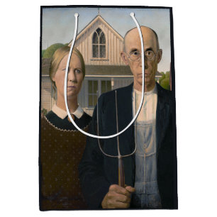 American Gothic: Country Life Poor Rural Bauer Mittlere Geschenktüte