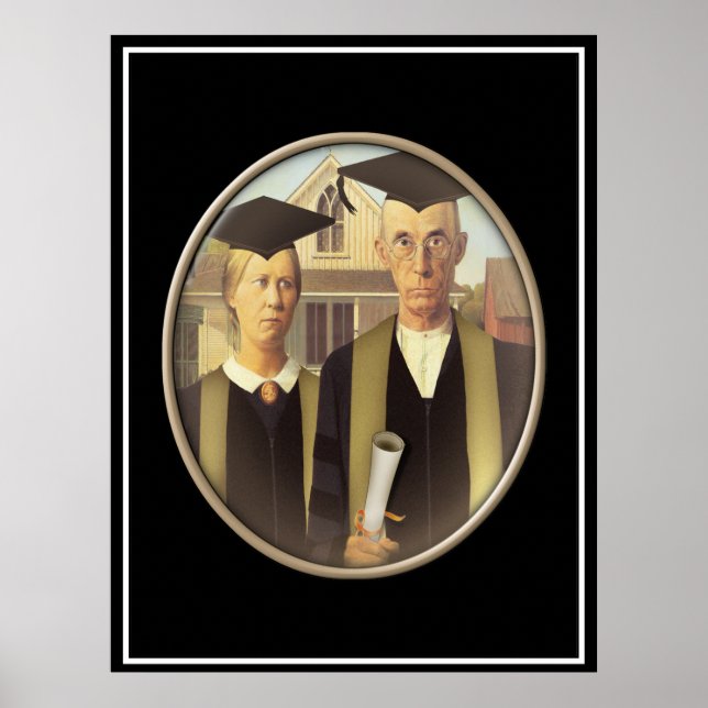 American Gothic Graduate Cameo Poster (Vorne)