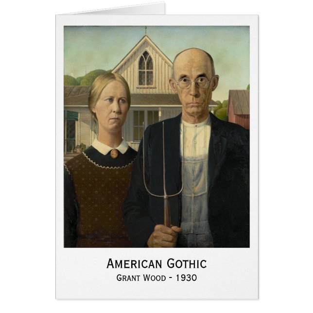 American Gothic, Grant Wood (Vorne)