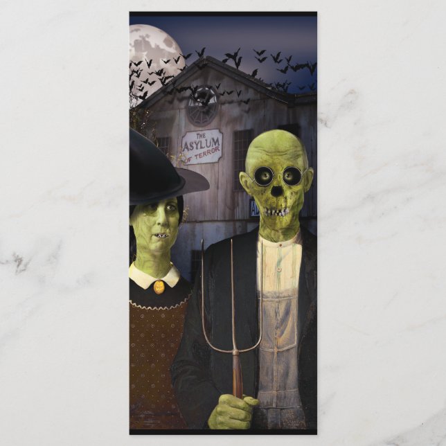 American Gothic Halloween Spuk Haus (Vorderseite)
