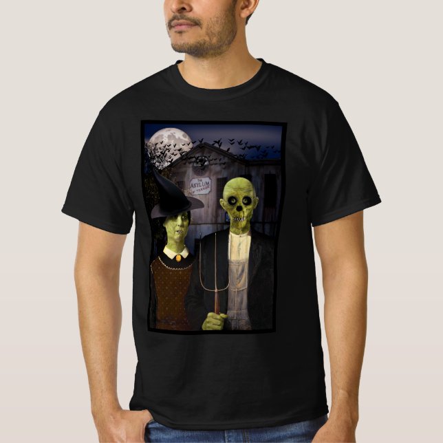 American Gothic Halloween T-Shirt (Vorderseite)