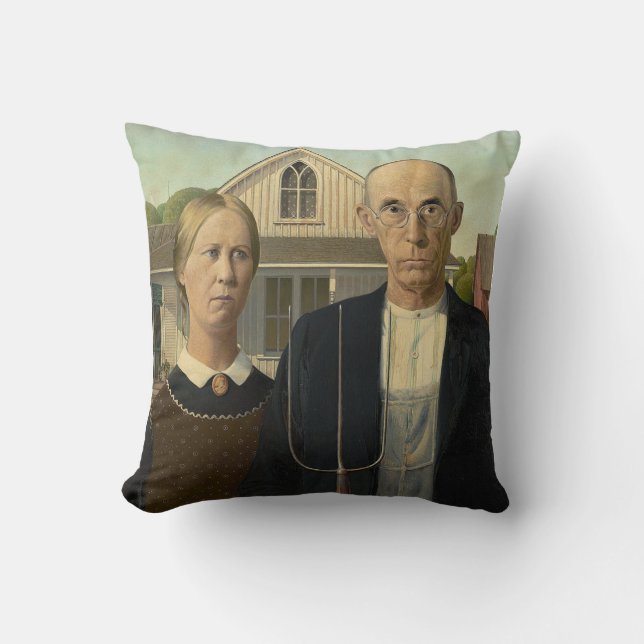 American Gothic Kissen (Vorderseite)