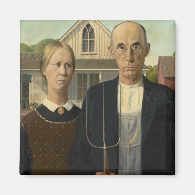 American Gothic Magnet (Vorne)