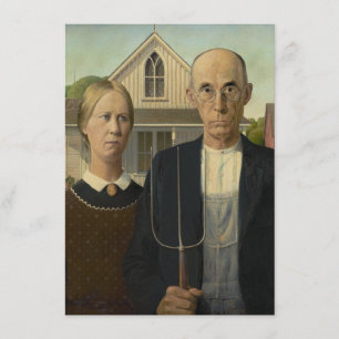American Gothic Painting Einladung