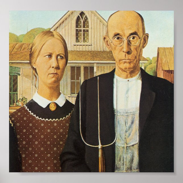 American Gothic Poster (Vorne)