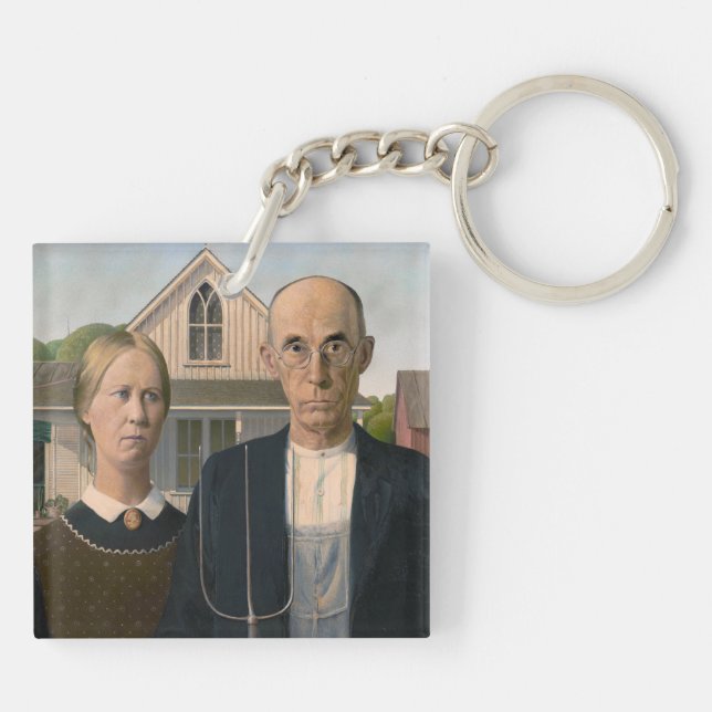 American Gothic : Vie rurale pauvre paysan (Dos)