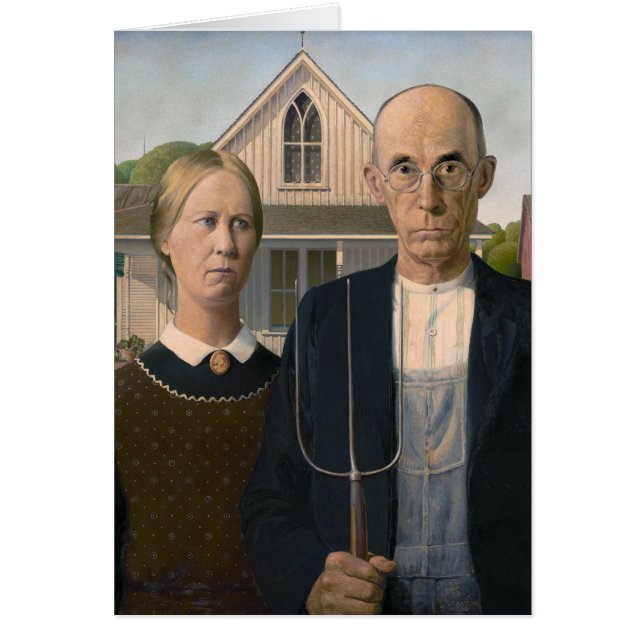 American Gothic : Vie rurale pauvre paysan (Devant)