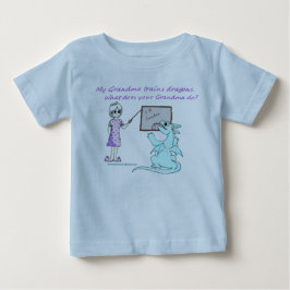 American Granny Training Dragons Romper Baby T-shirt