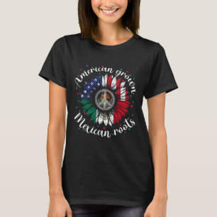 American Grove Mexican Roots Cinco De Mayo Sunflow T-Shirt