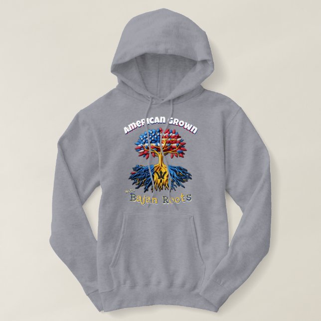 American Grown - Bajan Roots Hoodie (Design vorne)
