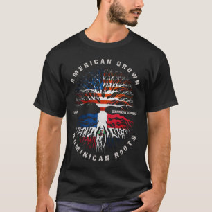 American Grown Dominican Roots Dominikanische Repu T-Shirt