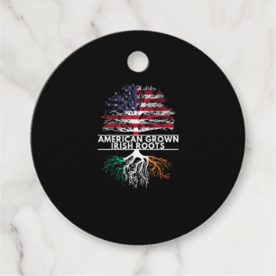 American Grown Irish Roots Flag Ireland ST. PATRIC Geschenkanhänger