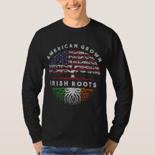 American Grown Irish Roots Irland T-Shirt
