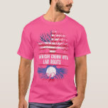 American Grown with Laotian Roots USA Flag Laos T-Shirt<br><div class="desc">American Grown mit Laotian Roots USA Flag Laos .</div>