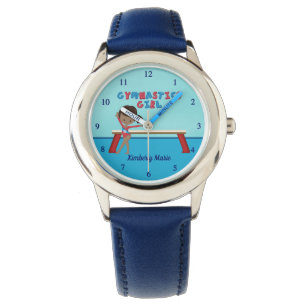 American Gymnastics Girl Gymnast Kids Armbanduhr