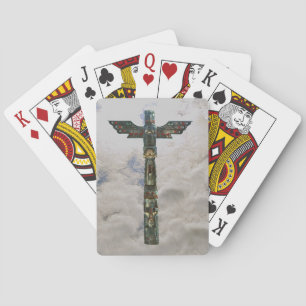 American Haida Totem Pole Card Deck Spielkarten