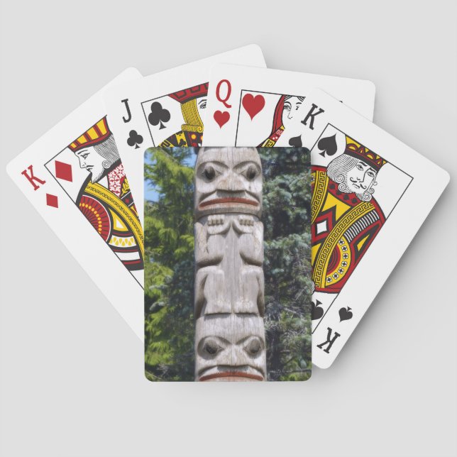 American Haida Totem Pole Card Deck Spielkarten (Rückseite)