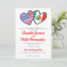 American Heart Flags Wedding