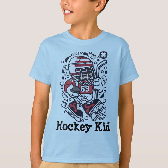 American Hockey Kid T-Shirt (Vorderseite)