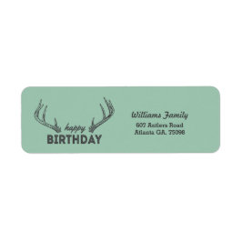 American Hunter Camo Green Étiquettes de adresse p