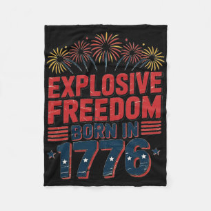 American Independence Day Männer Frauen Juli Fleecedecke
